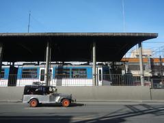 EDSA-Tramo Flyover and Malibay Bridge at Aurora Boulevard in Pasay City with Taft Avenue MRT Station visible