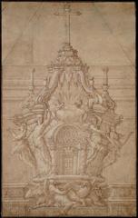 Architectural drawing design for a tabernacle