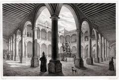 Interior view of the Universidad de Mexico by Pietro Gualdi