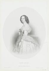 Portrait of Laura Rudini, 19th-century actress and singer
