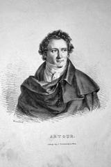 Portrait of Friedrich Artour Schenkelberg, early 19th century actor, director, and translator
