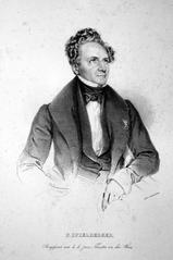 Portrait of Friedrich Spielberger, theater director at Theater an der Wien