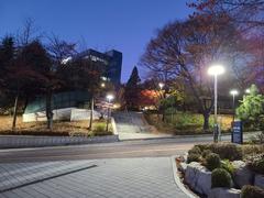 Sogang University campus buildings with modern architecture