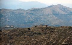 Richelieu Fortress in Genoa viewed from Monte Fasce