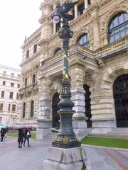 Façade of the Diputación Foral de Bizkaia building in Bilbao