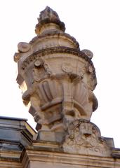 Historic Diputación Foral de Vizcaya building in Bilbao under clear blue sky