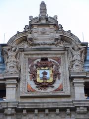 Diputacion Foral de Vizcaya building in Bilbao with modern architecture