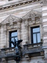Diputacion Foral de Vizcaya building in Bilbao under a clear sky