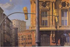Close-up of Teatro Arriaga and La Ribera