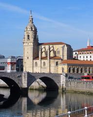 San Anton Church in Bilbao exterior with clear sky
