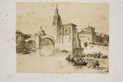 Church of San Antón in Bilbao Basque Country in 1850