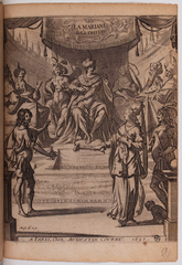 Frontispiece of La Mariane play by Tristan l'Hermite 1636