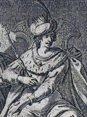 17th-century portrait of Montdory, a French actor, by Abraham Bosse