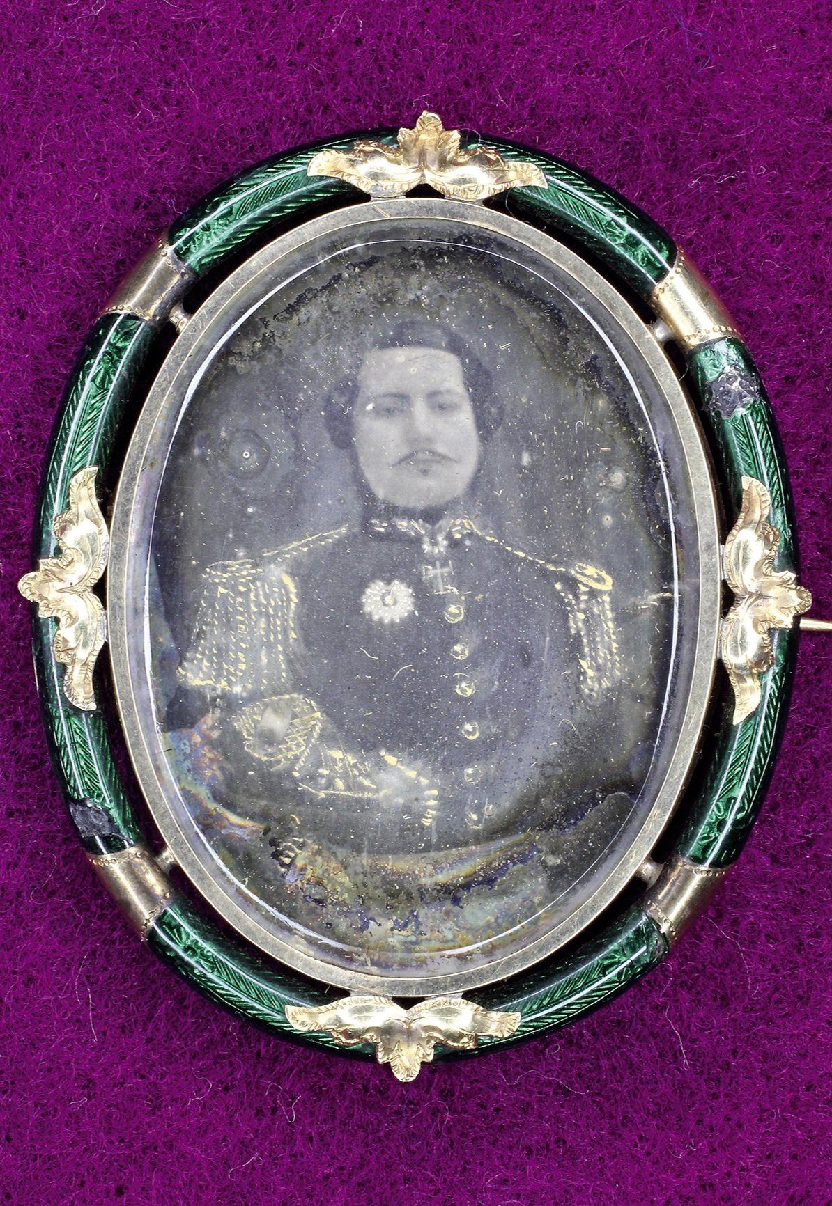 Daguerreotype portrait of General Don Francisco Solano López during his European tour