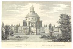 Historic Evangelical Church in Warsaw from 1839