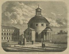 Evangelical Church in Warsaw with a historical architectural facade