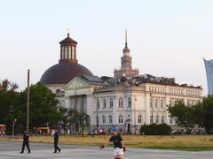 Zachęta National Gallery of Art building in Warsaw Poland