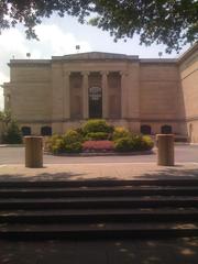 Baltimore Museum of Art entrance with grand columns and brick facade