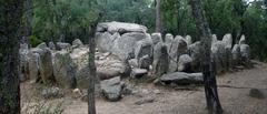 Dolmen of Cova d'en Daina in Girona Catalonia Spain
