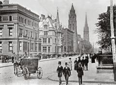 Fifth Avenue Easter Parade New York 1898 vintage street scene