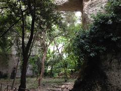Latomie dei Cappuccini ancient stone quarries in Siracusa Sicily