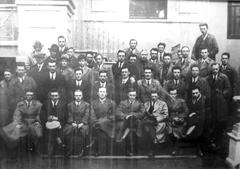 Anti-Treaty IRA Convention at the Mansion House Dublin on April 9th 1922 with Liam Lynch and his Divisional Staff and Officers