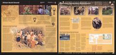 Historical African Burial Ground National Monument map and illustrations