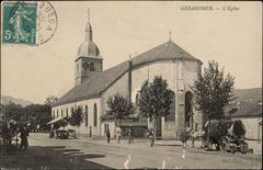 Postcard image of the church in Gérardmer