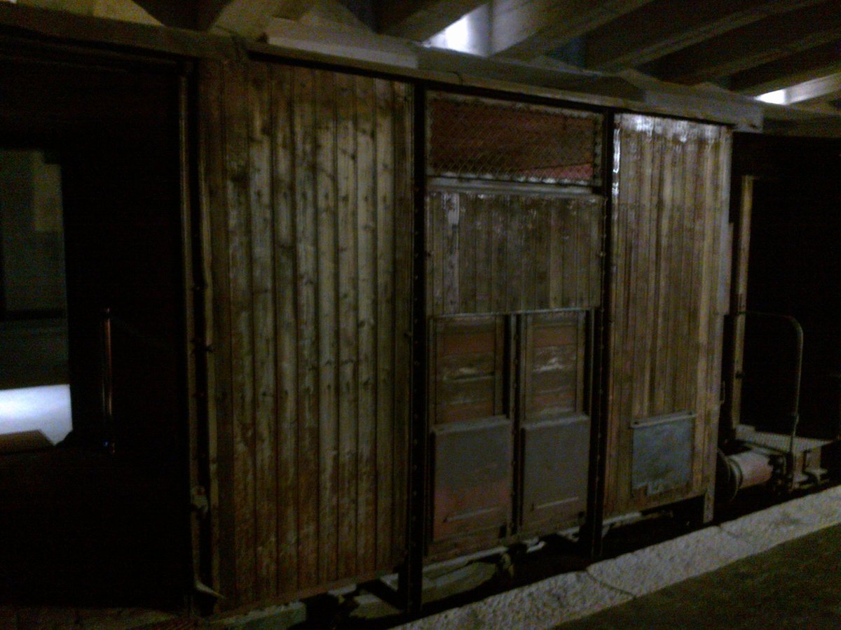 Train display at The Milan Shoah Memorial