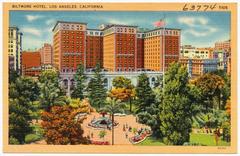 Historic Biltmore Hotel in downtown Los Angeles, California