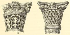 Relief of capitals in San Clemente Rome by Raffaele Cattaneo