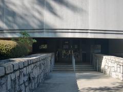 External view of Jimmy Carter Presidential Library building in Atlanta, GA