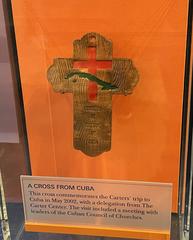 Cross artifact from Cuba exhibited in Carter Museum