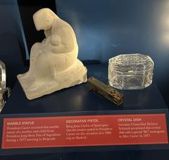 Diplomatic gifts displayed at the Jimmy Carter Library and Museum