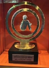 Dorothea Dix Award presented to Rosalynn Carter displayed in the Jimmy Carter Library and Museum