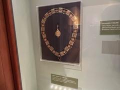 Great Order of the Nile medal displayed at Carter Museum