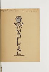 Historical press clippings and programs for a September 24, 1937 theatrical performance