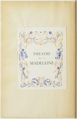 Vive l'empereur theatrical performance May 9 1941 Théâtre de la Madeleine