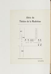 Book page with newspaper clippings and text excerpt from Candide by Sacha Guitry and Abraham Dreyfus