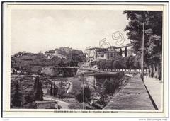 Panoramic view of Bergamo Alta and Colle San Vigilio from the ancient city walls
