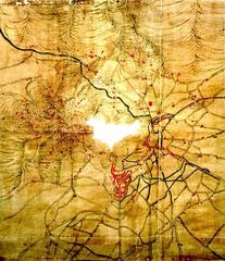 Historical map of Bergamo from 1575 showing detailed city layout