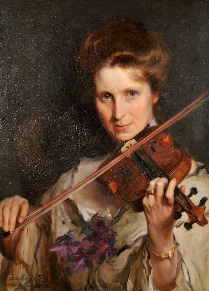 Portrait of a woman by Philip de László