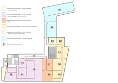 Map of the first floor of Museo Archeologico Nazionale delle Marche