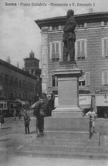 Monument to Vittorio Emanuele II di Savoia in Ferrara early 1900s
