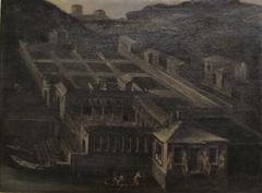 View of Paolo Giovio's museum early 17th century Como