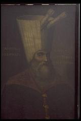 Portrait of Capsone Gauro from the Giovio Series, historic painting located in Casa Grande dei Giovio, Como