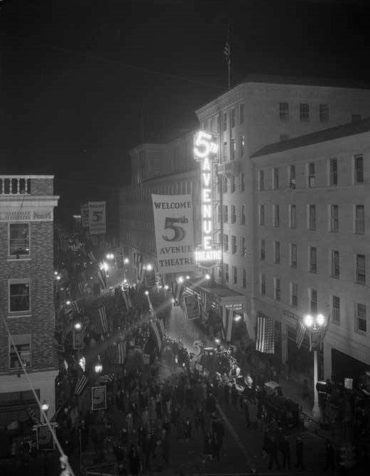 Opening night of the 5th Avenue Theatre in Seattle, Washington, September 24, 1926