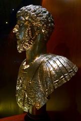 Bust of Lucius Verus made from silver sheet, 160-169 A.D., Museo di Antichità Turin
