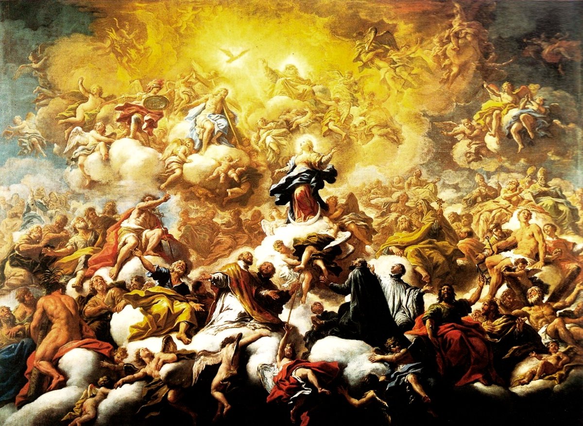 The Triumph and Glory of the Immaculate Conception painting by Paolo de Matteis