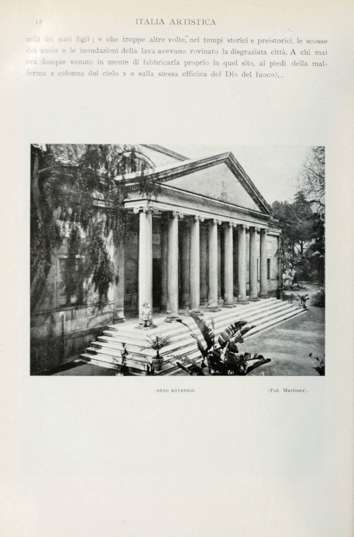 Historic view of Catania city with classical architecture and street life